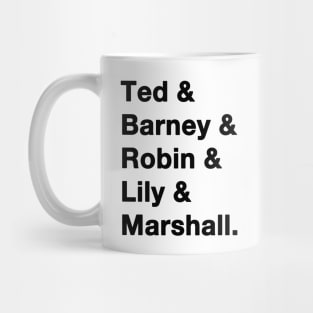 How I Met Your Mother Names Mug